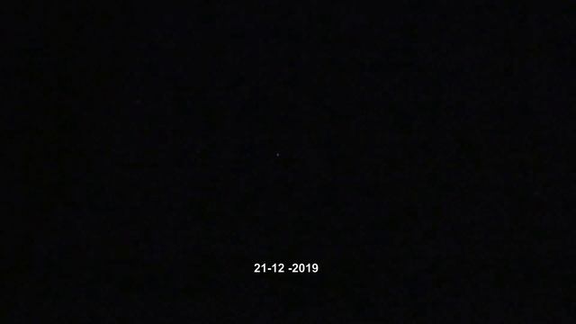 OBJETIVO VISUALIZAR NAVES INCOGNITAS - 1 UFO VÍDEO BREVE - 21-12-2019