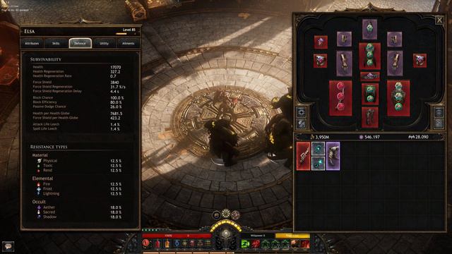 Wolcen 1.1.7.0 Material Tank Build. Wrath of Baäpheth / Havoc Orb / Livor Mortis. 217 EZ Mode. смотреть онлайн
