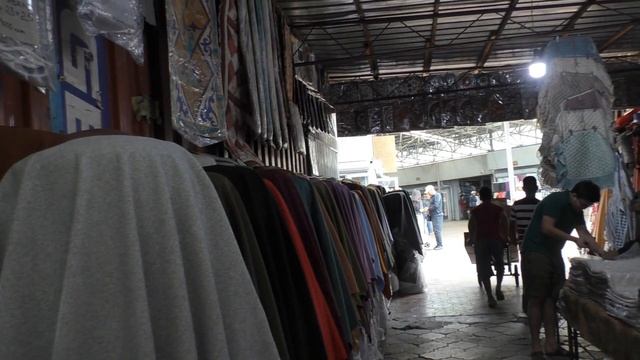 Ткани для постельного белья , распродажа,Бишкек, рынок Мадина, 2019 смотреть онлайн