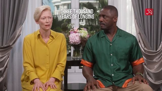 Tilda Swinton & Idris Elba THREE THOUSAND YEARS OF LONGING Interview смотреть онлайн