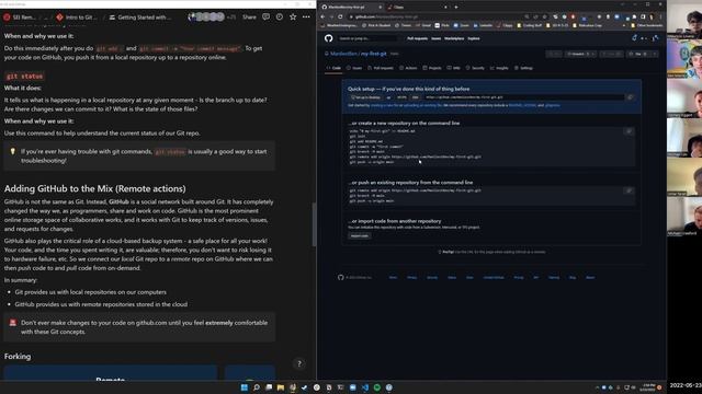 Intro to Git and GitHub Workflow смотреть онлайн