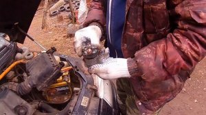 Замена втягивающего реле стартера 2110, 2111, 2112