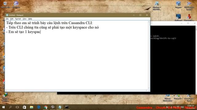 Demo Cassandra CQL & CLI смотреть онлайн