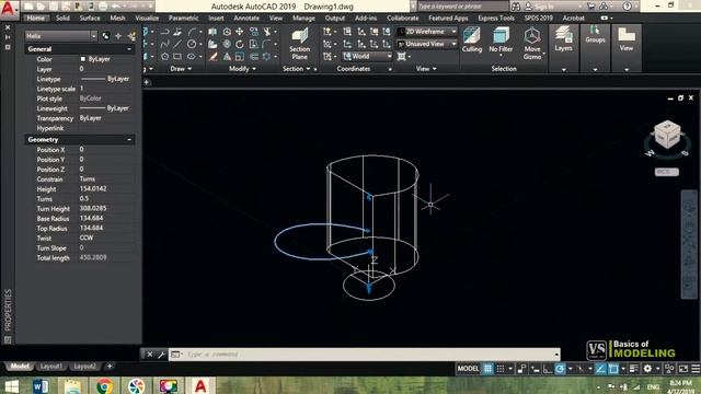 How to make a 3 D propeller in AutoCAD in 5 minutes смотреть онлайн