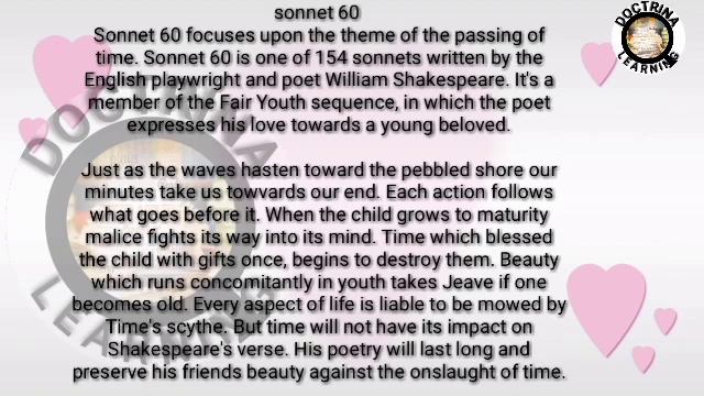 Sonnet 60 Malayalam summary #Shakespeare смотреть онлайн