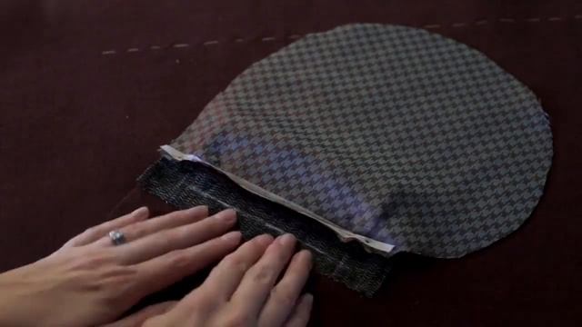 Карман с листочкой. ПОШИВ пальто, часть 2