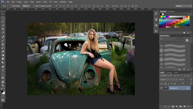 Photoshop Manipulation Tutorial - Adding Light Effects in Photoshop 2020 смотреть онлайн