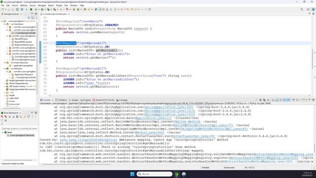 Solución (FIX): Java - Spring Boot: IllegalStateException: Ambiguous mapping. Cannot map 'XX' metho смотреть онлайн