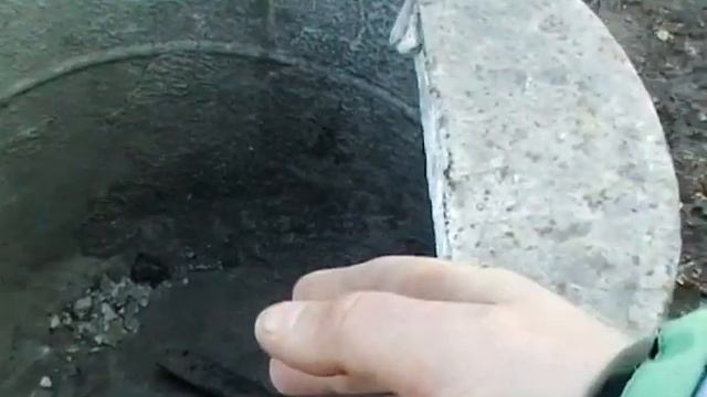 Растворомешалка Василия Григорьевича Архипова. Коломна, около 1982. смотреть онлайн