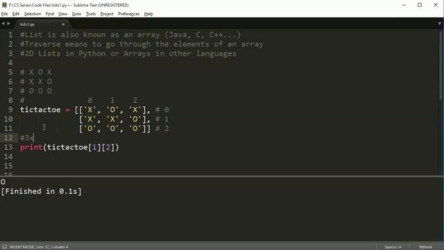 Python Programming Series (Lists 7): Lists of lists смотреть онлайн
