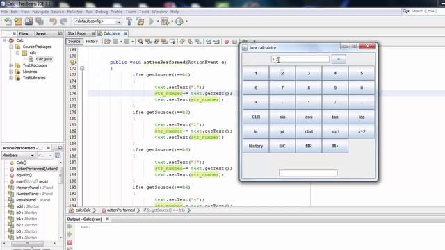 java scientific calculator смотреть онлайн