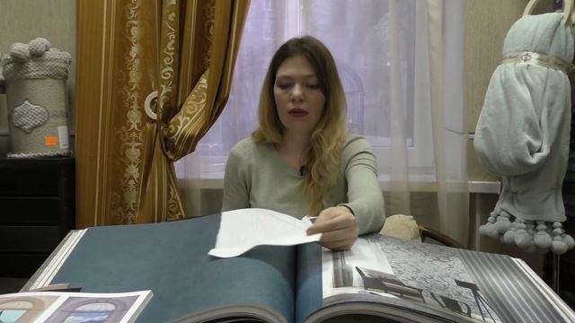 #118. Модная кухня в классическом стиле. Синие обои, лён для римской шторы и тюль сетка с вышивкой смотреть онлайн
