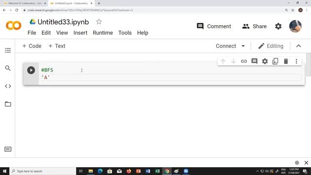 Breadth First Search simple implementation using python language смотреть онлайн