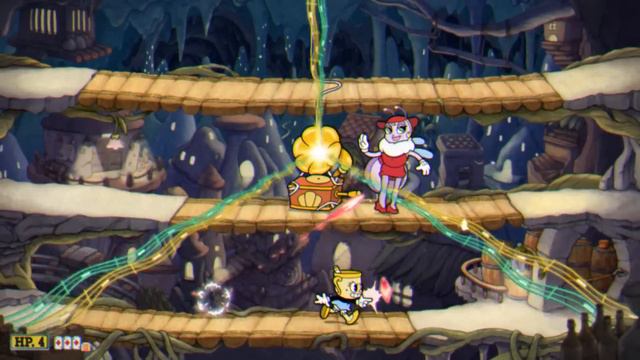 Cuphead - БАНДА ПАУЧКОВ - ДИКАЯ КОРОВА [#14] - Дополнение The Delicious Last Course смотреть онлайн