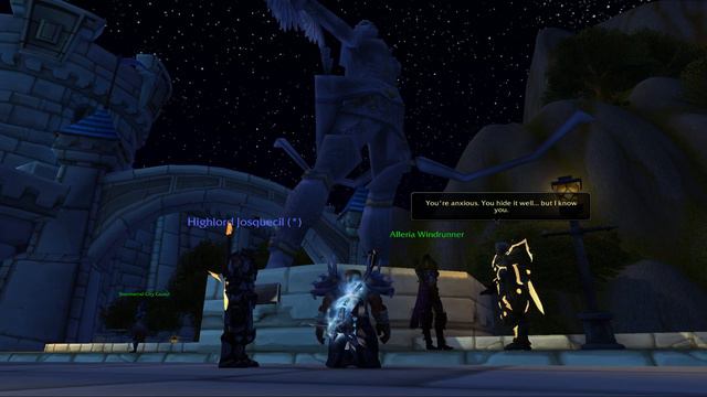 Alleria and Turalyon At Their Statues in 7.3.5 PTR - Discussing the Meeting with Sylvanas! смотреть онлайн