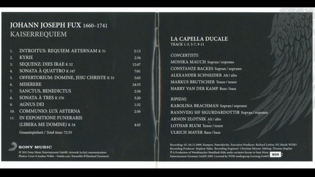 Johann Joseph Fux (1660-1741) - Kaiser Requiem смотреть онлайн