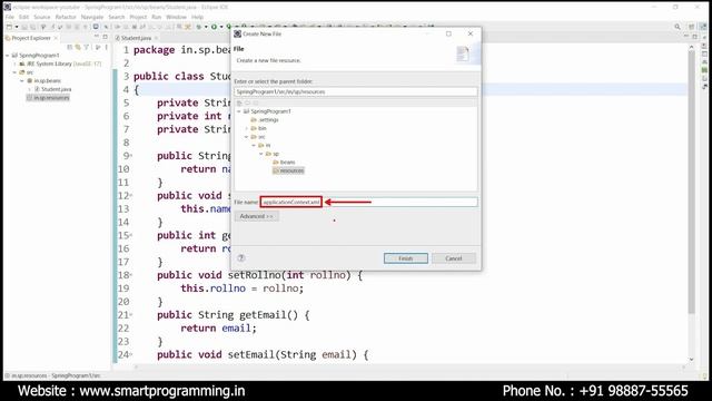 #1 What is Spring & Advantages | Spring IOC Container & Its Working | Spring First Program Eclipse смотреть онлайн