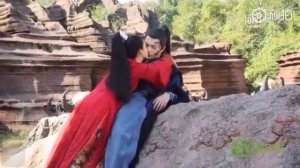 ?Они точно не встречаются?? | Бай Лу и Сю Кай. Съёмки дорамы "Легенды Чжао Яо. "