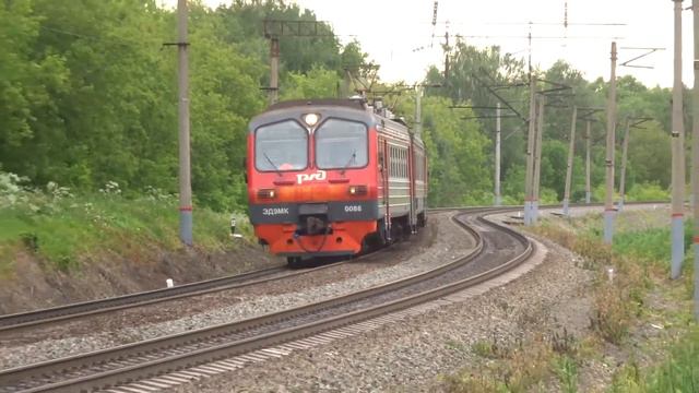 Электропоезд ЭД9МК-0086 смотреть онлайн