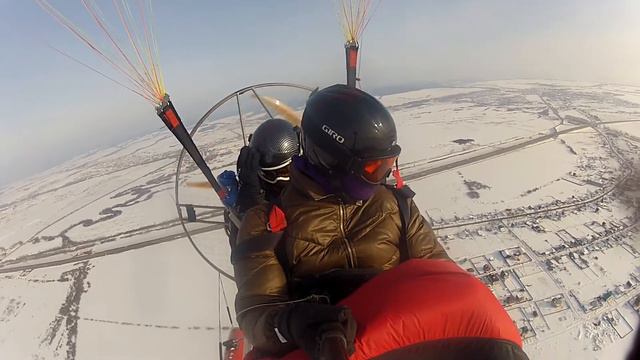 Полет 2.03.2014. Параплан. Пермь. Fly59 смотреть онлайн