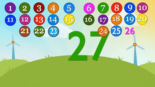 Learn To Count 1 To 50 | Numbers Counting One To Fifty | 1-50 In English For Beginners | Easy 1-50