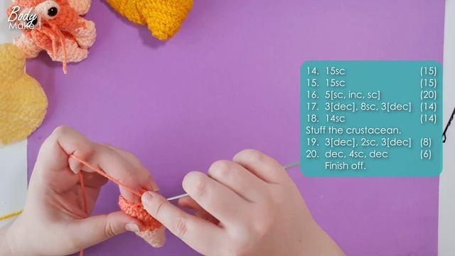 How to crochet a Hermit Crab! смотреть онлайн