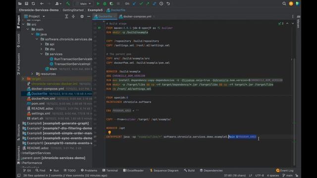 Running Chronicle's Event-Driven Microservices with Docker смотреть онлайн