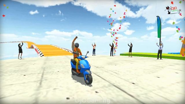 3D Scooter Stunt Game:Extreme GT Racing Bike Stunt Race Gaming LEVEL:16-17 смотреть онлайн