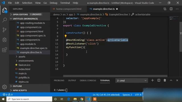 HostBinding in angular || Angular || Angular Tutorial || How to use HostBinding In Angular || Cours смотреть онлайн