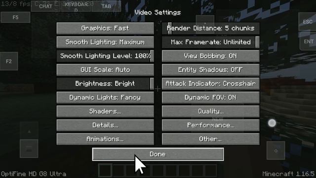 How To Use Optifine In Pojav Launcher Minecraft 1.16.5 +Config. (60+ FPS stable) смотреть онлайн