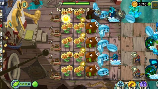 Растения против зомби 2 бесконечно 16 и 17 уровень сложно. смотреть онлайн