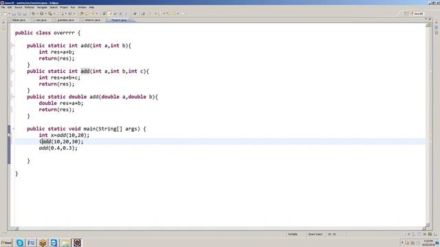 OVERLOADING,REFLECTION API CONCEPTS IN JAVA смотреть онлайн