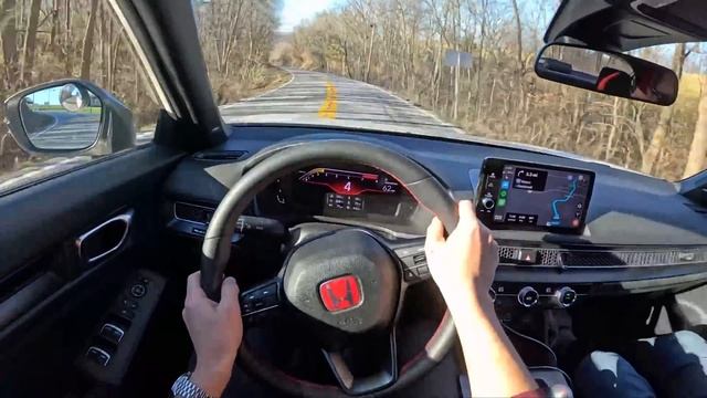 2023 Honda Civic Type R - POV Backroad Blast смотреть онлайн