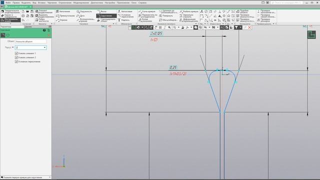 КОМПАС 3D урок 5 создание детали (деталь шплинт) смотреть онлайн