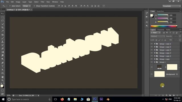 RAINBOW 3D Text Effect in Photoshop | Colorful 3D Text Effect | Photoshop Tutorials смотреть онлайн