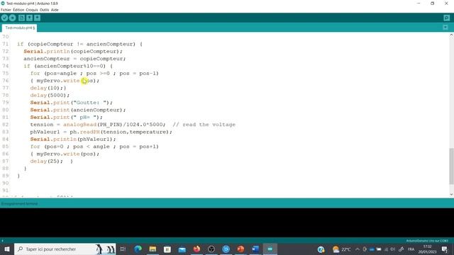 VIDEO 4 : Codes Arduino et Python pour la réalisation d'un titrage automatisé. Explications. смотреть онлайн