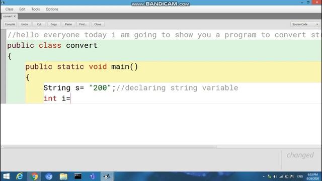 JAVA PROGRAM TO CONVERT STRING TO INTEGER DATATYPE || CONVERTING STRING DATATYPE TO INTEGER DATATYP смотреть онлайн