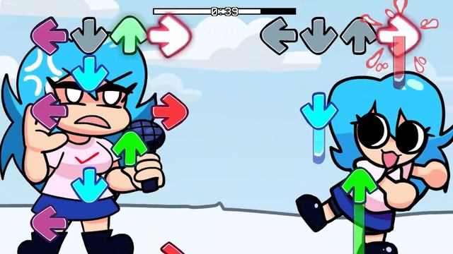 Mad Sky VS Ski (FNF Pow Sky) смотреть онлайн