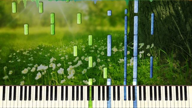 Dancing Line - The Spring Lullaby | Synthesia Piano Tutorial | Cover | Arrangement смотреть онлайн