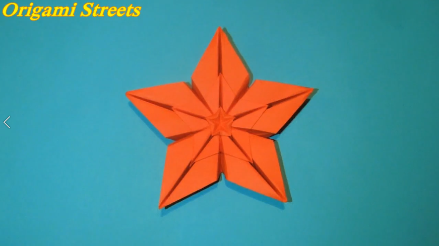 как сделать звезду из бумаги. Оригами звезда.mp4 смотреть онлайн