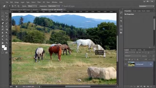 Инструмент Remix Tool - Photoshop CS6 смотреть онлайн