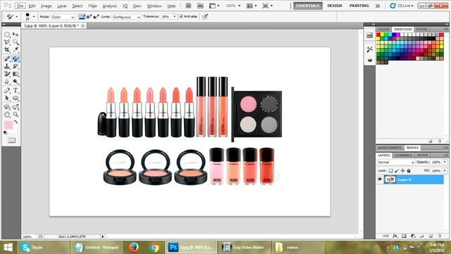 Photoshop How to use color replacement tool смотреть онлайн