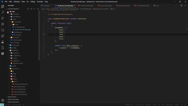 Laravel 5.8 Ep.7 - Model, Migration, & SQLite Database смотреть онлайн