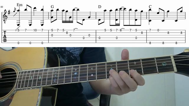 Counting Stars (OneRepublic) - Easy Fingerstyle Guitar Playthrough Tutorial Lesson With Tab смотреть онлайн
