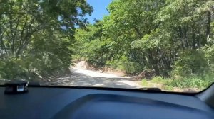 Дорога на бухту Ежовая через бухту Спокойная.