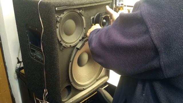 DYNACORD A153 3way Cabinet Speaker  Repair