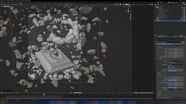 Vertex Group | Mesh Boolean | Cell Fracture | Geometry Nodes | Blender 3.3 смотреть онлайн
