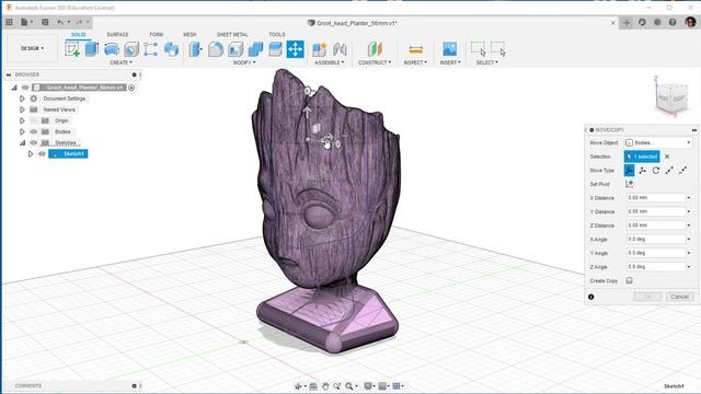 Fusion 360: Fit Curves to Mesh Section for Reverse Engineering смотреть онлайн