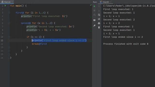 Learn Kotlin for Android: Break, Continue (Lesson 11) смотреть онлайн