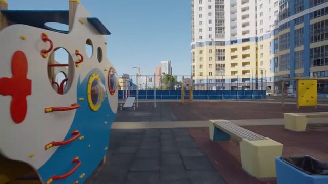 Прогулка по ЖК "Флагман" смотреть онлайн